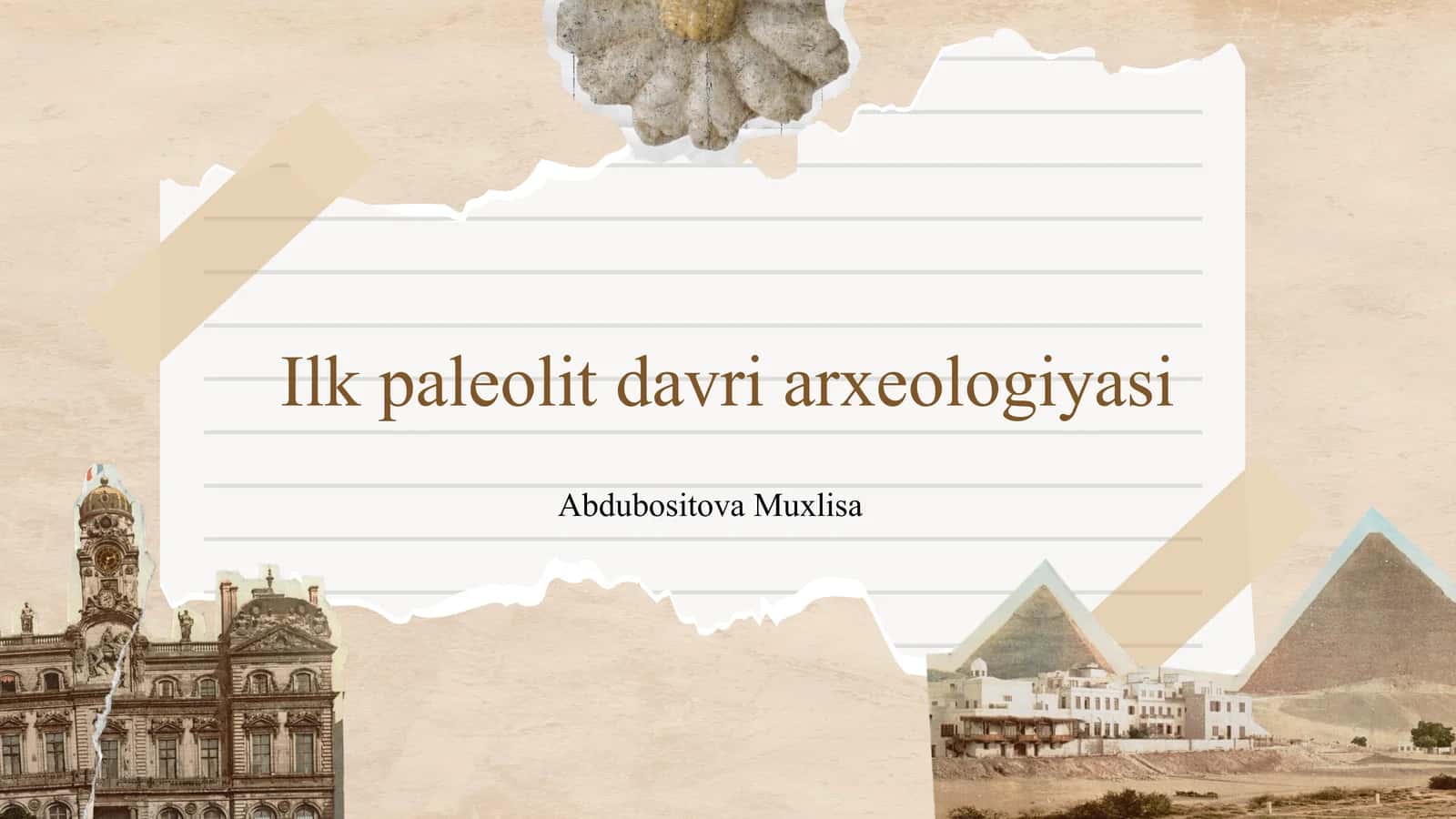 Ilk paleolit davri arxeologiyasi 1