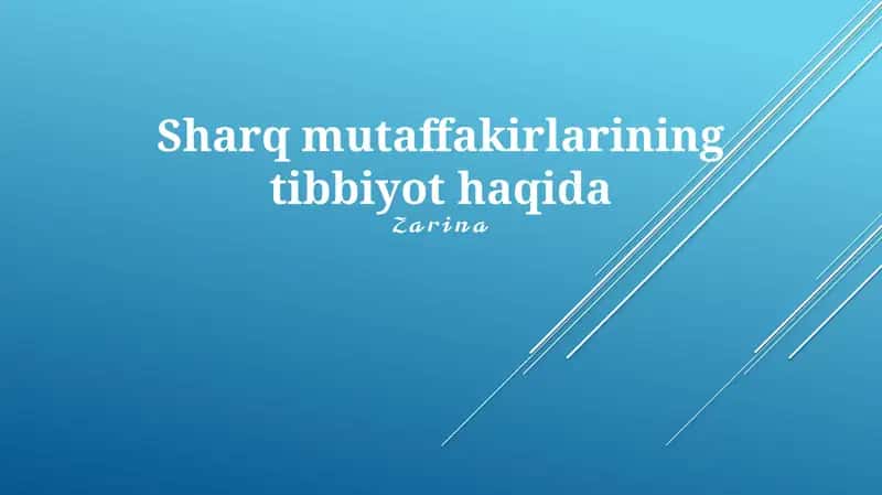 Шарқ тиббиётидаги фитотерапия 1