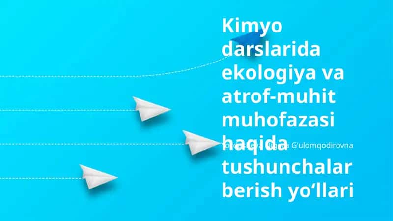 Ekologiya va Atrof-muhit muhofazasi 1