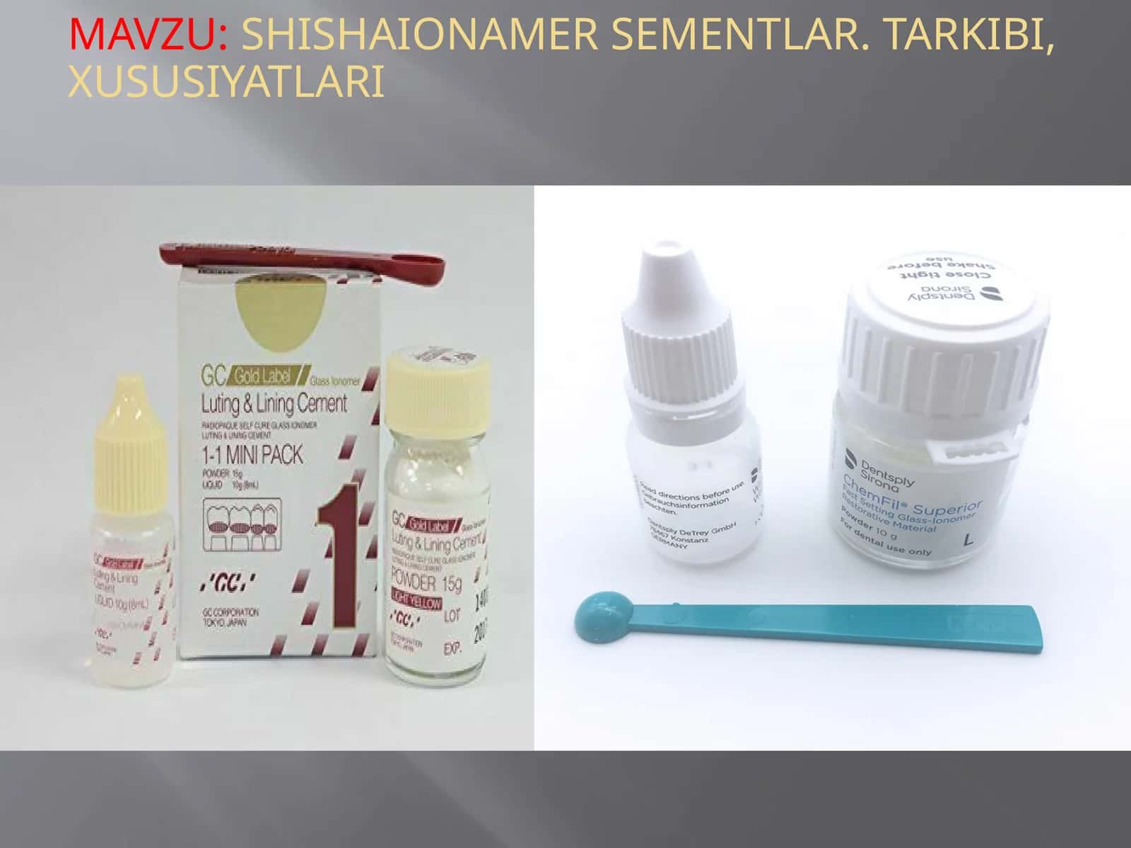 SHISHAIONAMER SEMENTLAR. TARKIBI, XUSUSIYATLARI 1