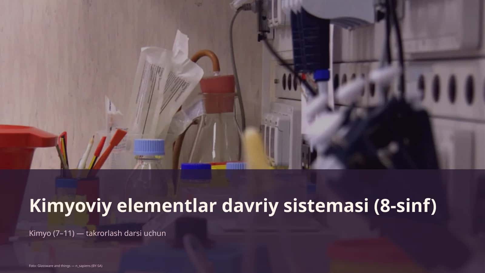 Kimyoviy elementlar davriy sistemasi (8-sinf) 1