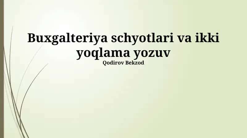 Ikki Tomonlama Yozuv 1