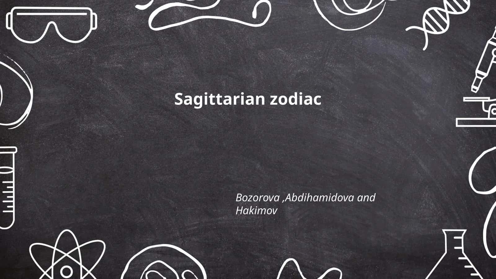Sagittarian zodiac 1