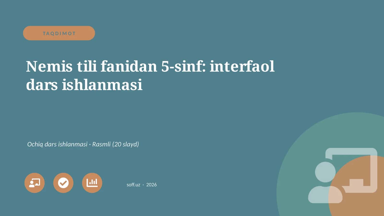 Nemis tili fanidan 5-sinf: interfaol dars ishlanmasi 1