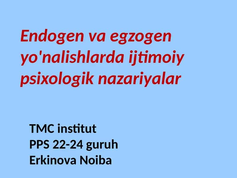 Ijtimoiy psixologiya 1