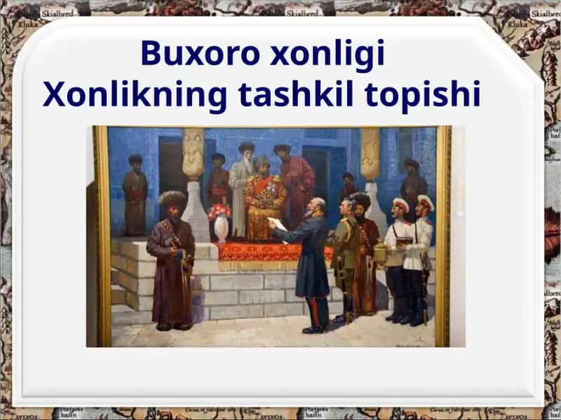 Buxoro xonligi Xonlikning tashkil topishi 1