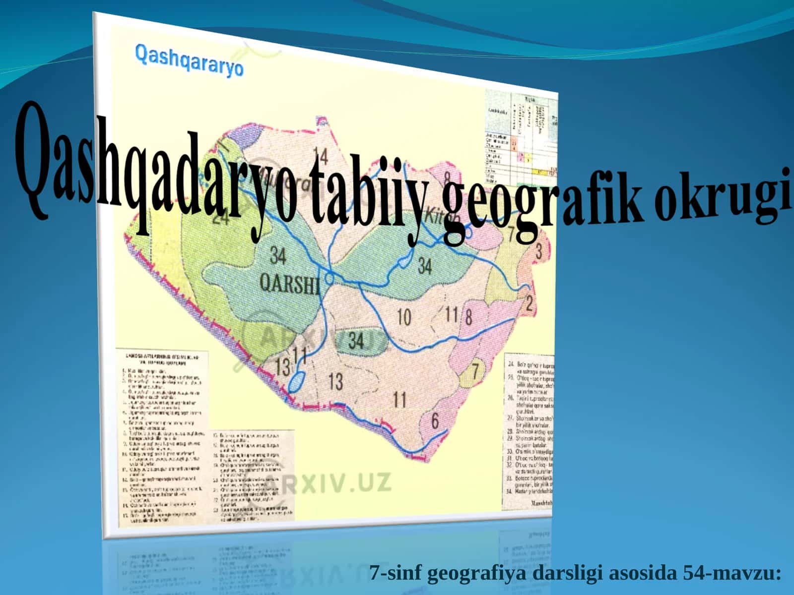 Qashqadaryo tabiiy geografik okrugi 1
