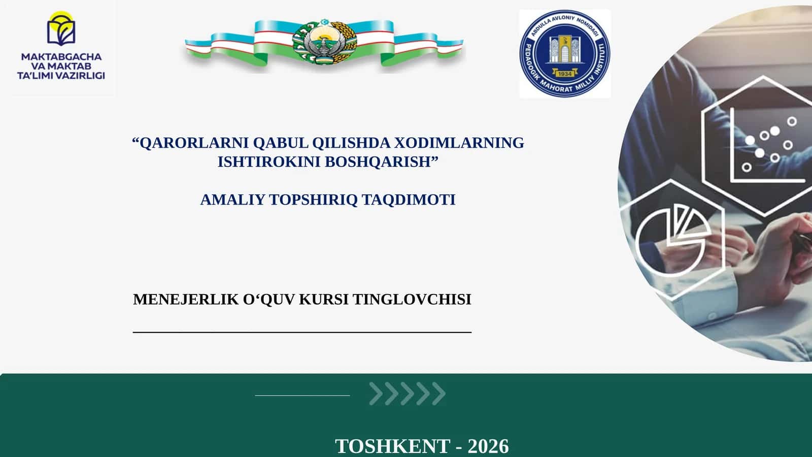 AMALIY TOPSHIRIQ TAQDIMOTI 1