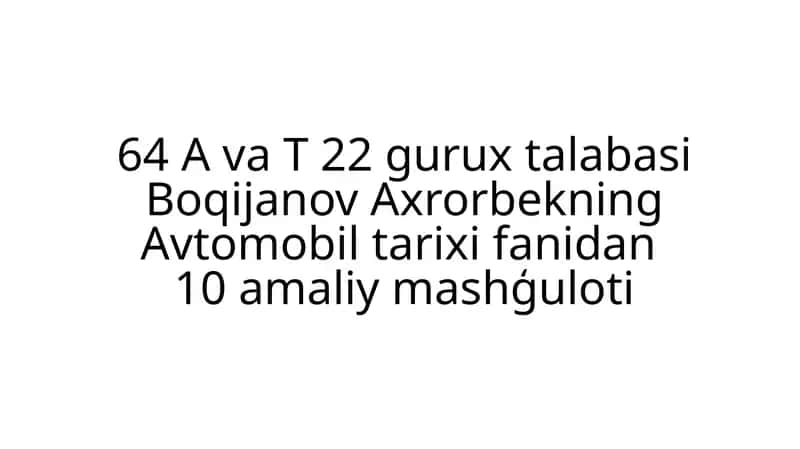Avtomobil poygasi 1