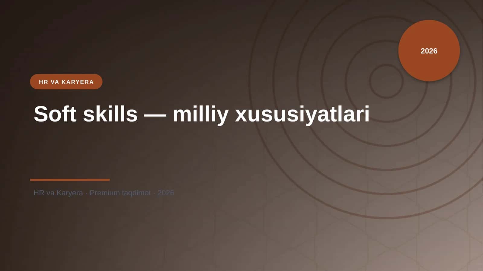Soft skills — milliy xususiyatlari 1