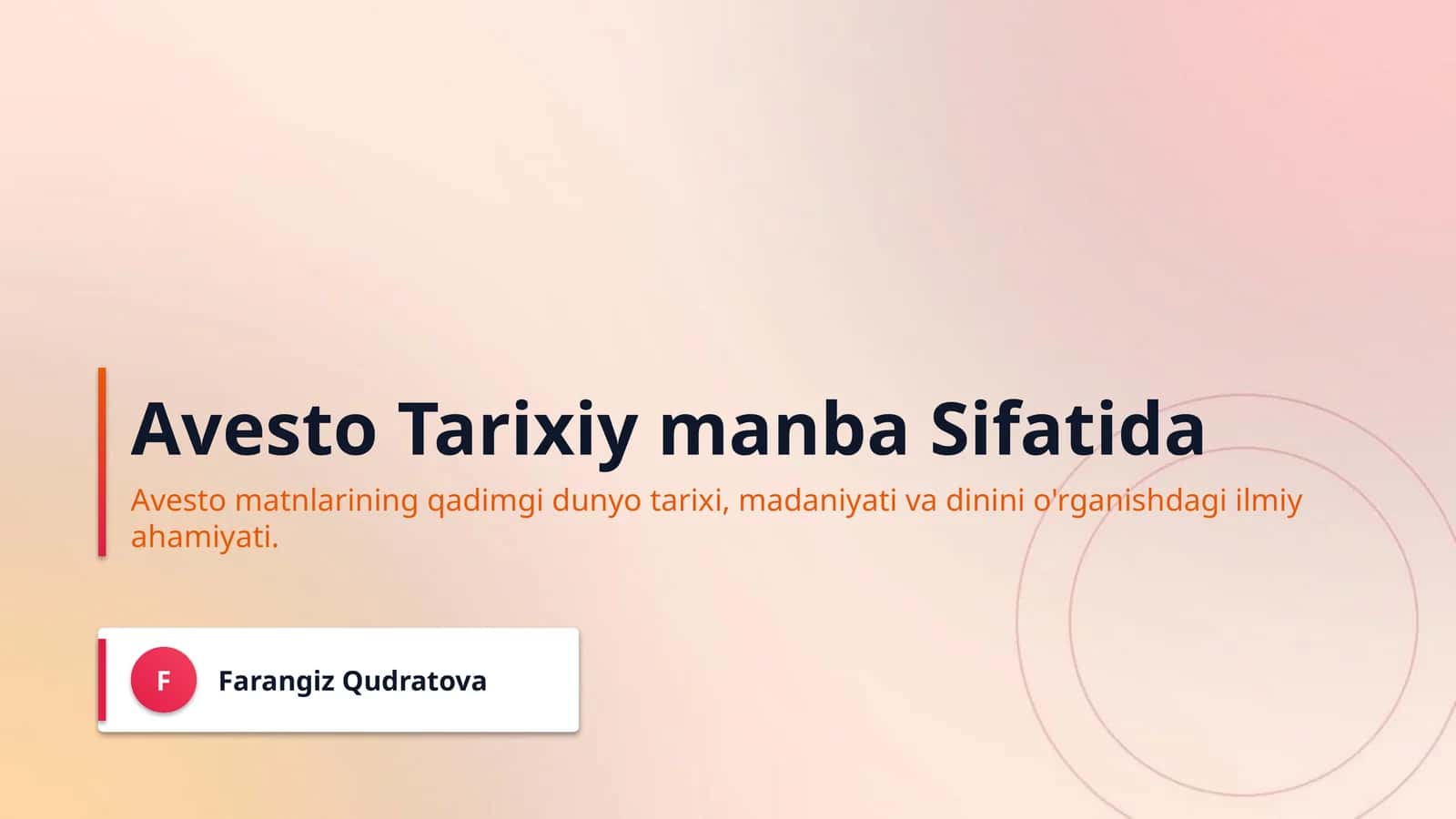 Avesto Tarixiy manba Sifatida 1