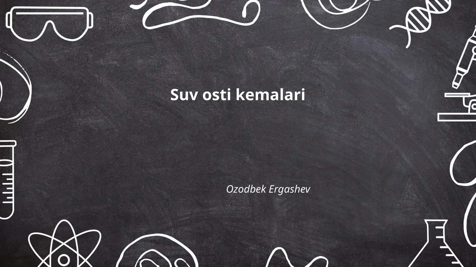 Suv osti kemalari 1