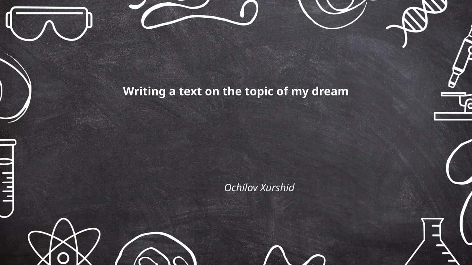 Dream Text Writing 1