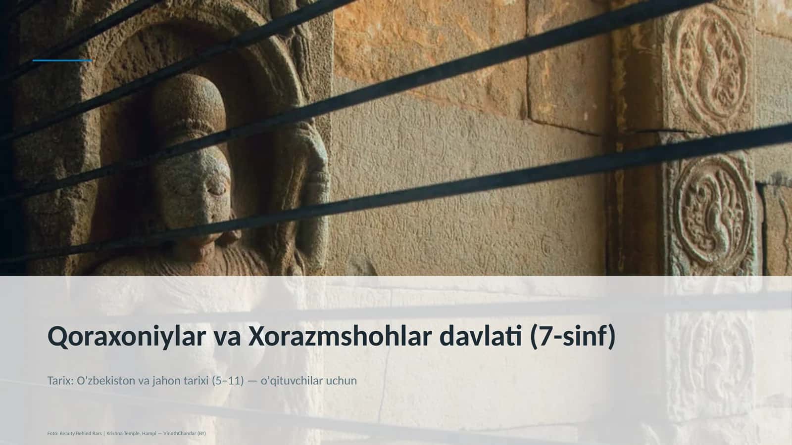 Qoraxoniylar va Xorazmshohlar davlati (7-sinf) 1