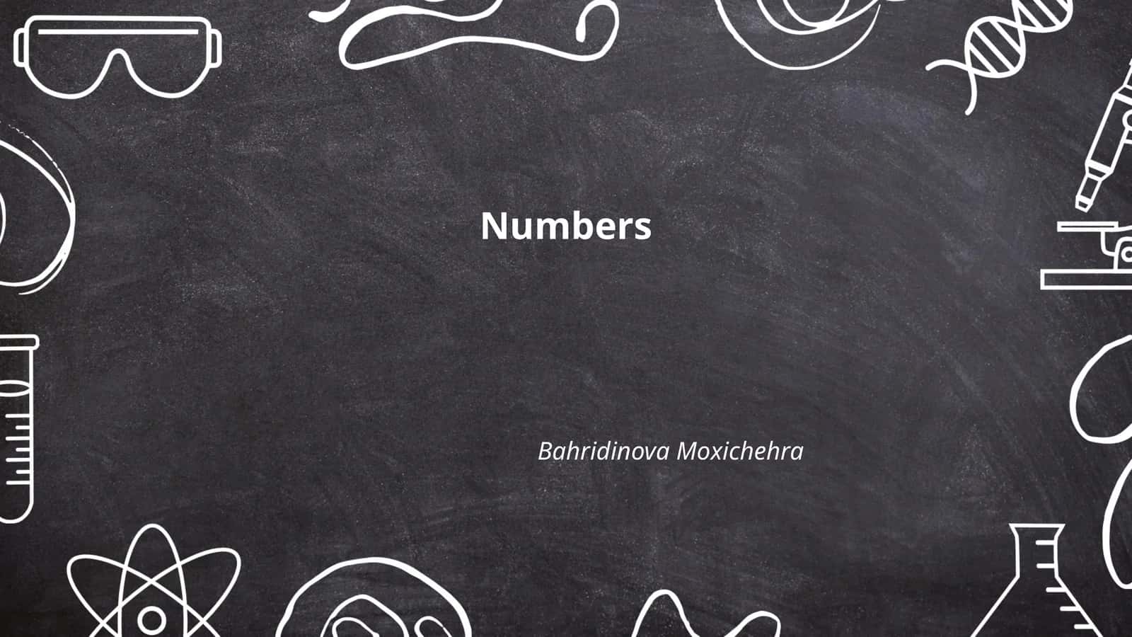 Numbers 1