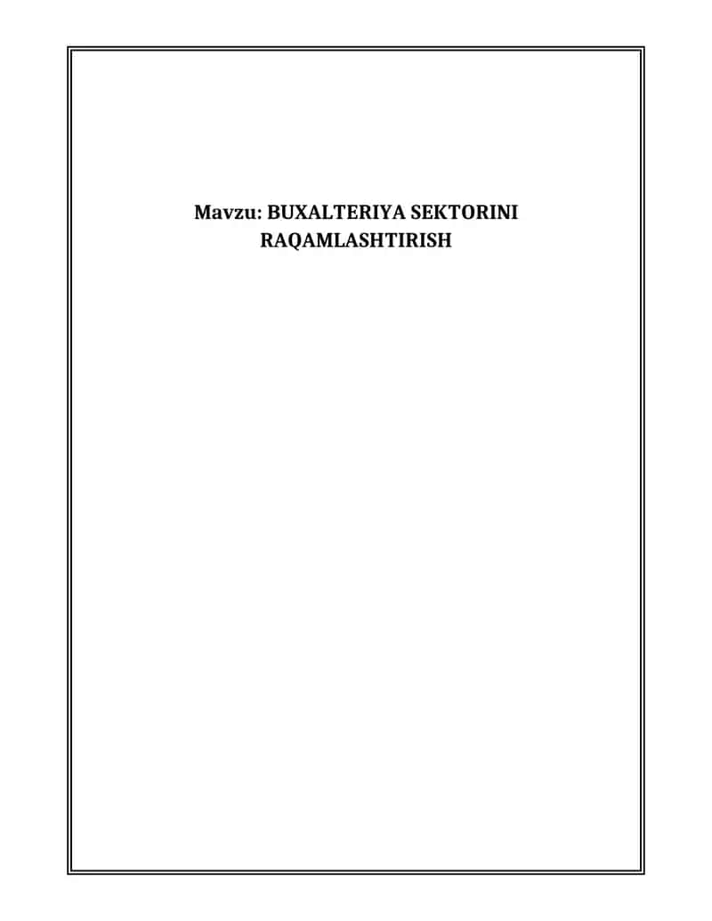 Raqamli buxgalteriya dasturlari 1