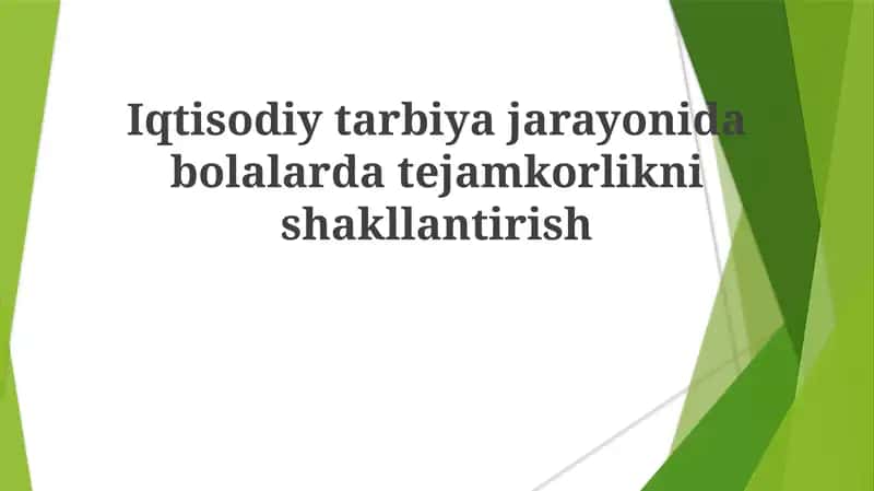 Moliyaviy Savodxonlik Mazasi 1