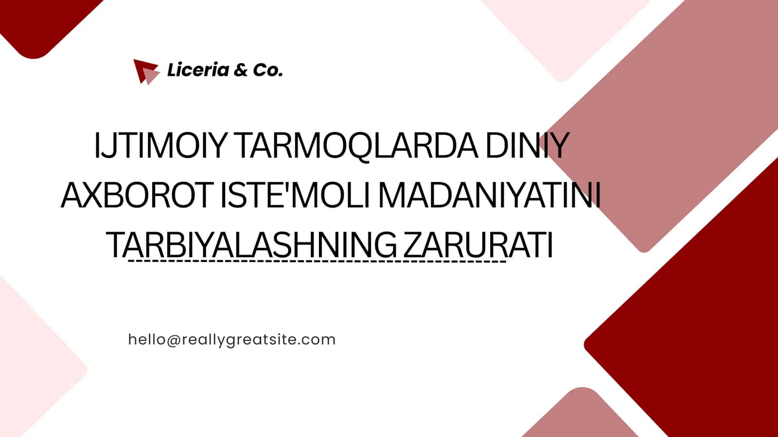 IJTIMOIY TARMOQLARDA DINIY AXBOROT ISTE'MOLI MADANIYATINI TARBIYALASHNING ZARURATI 1