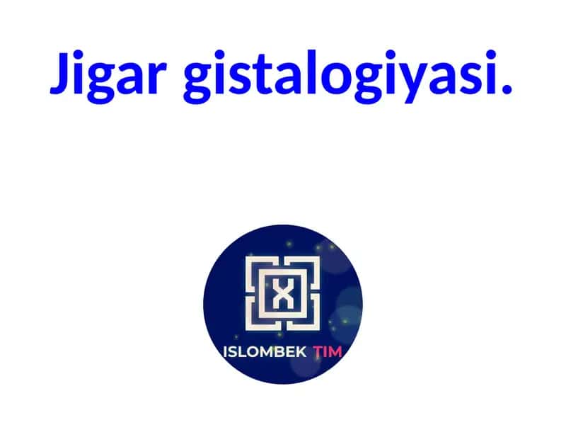Jigar gistalogiyasi 1