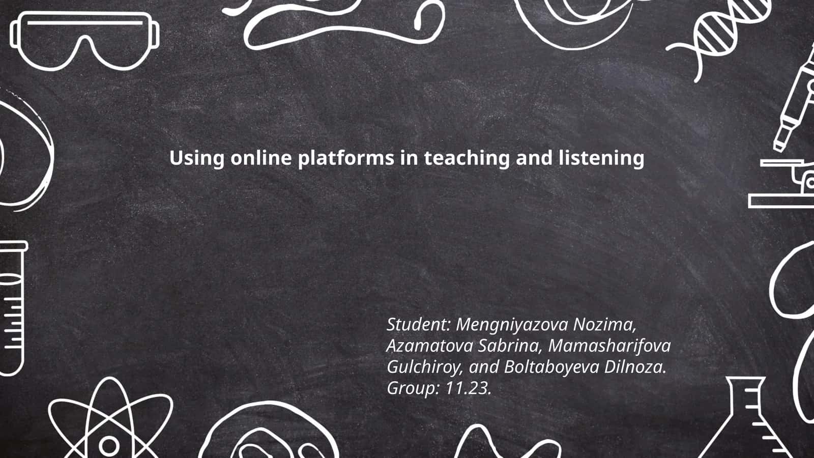 Video Conferencing Tools for Live Listening Comprehension Lessons 1