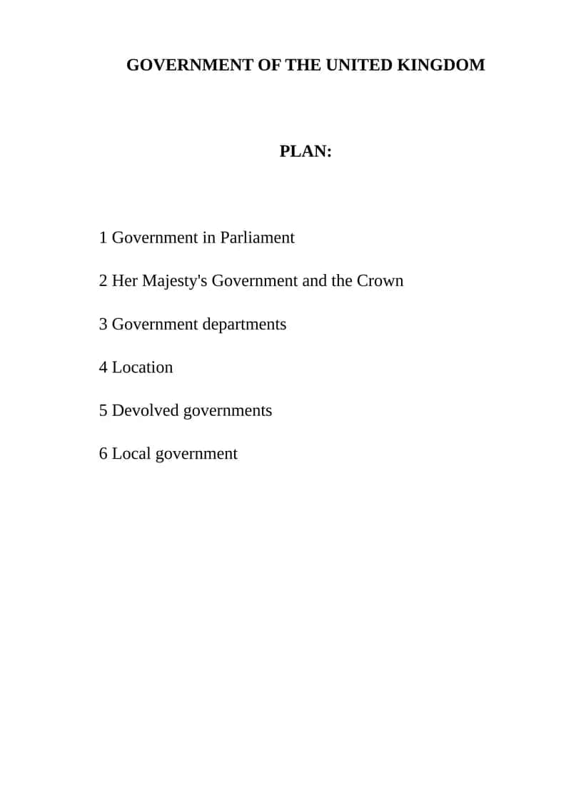 Government of the United Kingdom 1