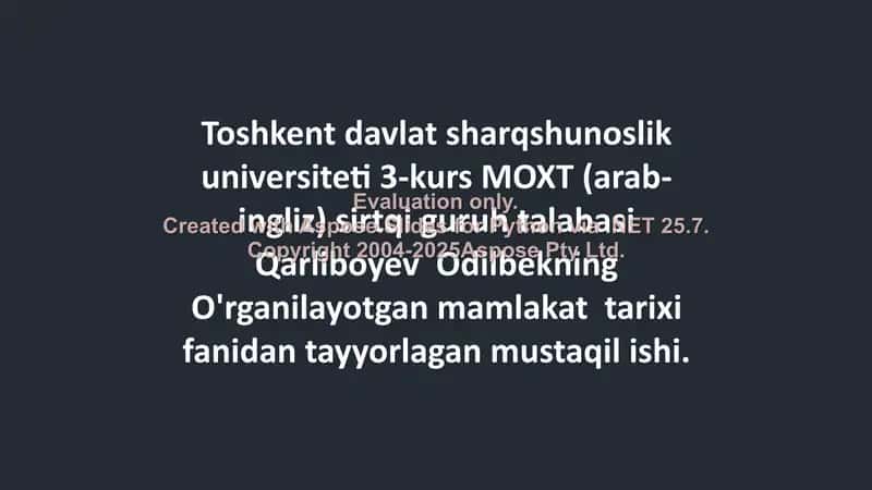 Afgʻoniston tarixi 1