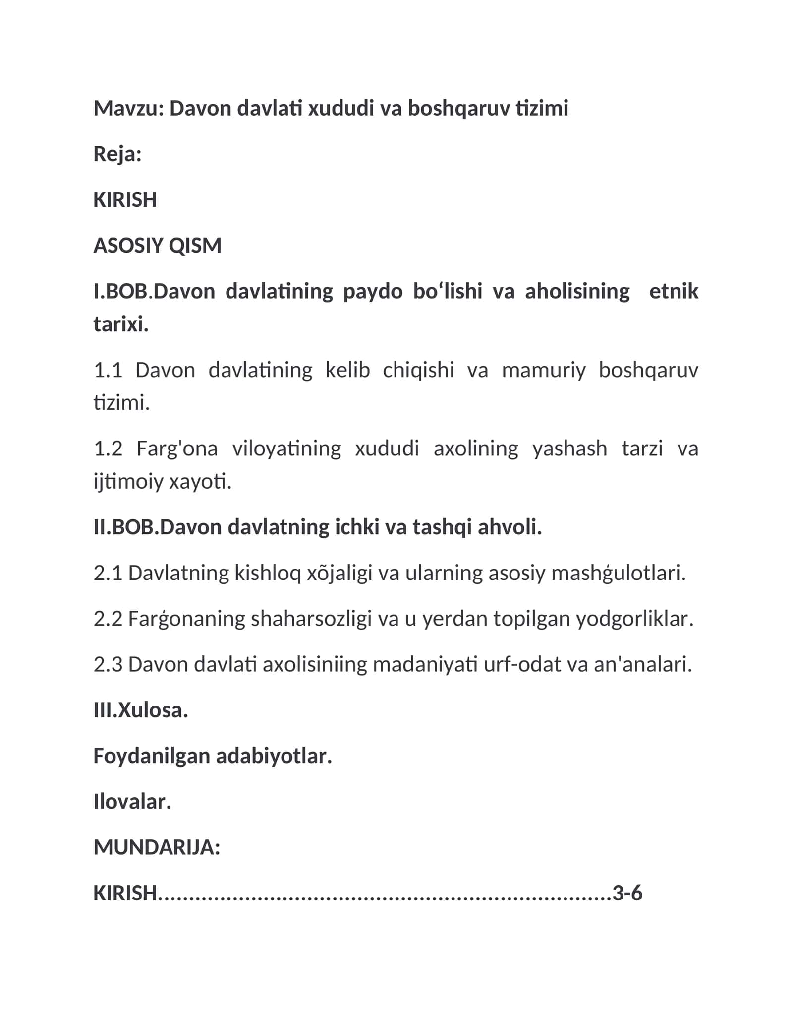 Davon davlati xududi va boshqaruv tizimi 1