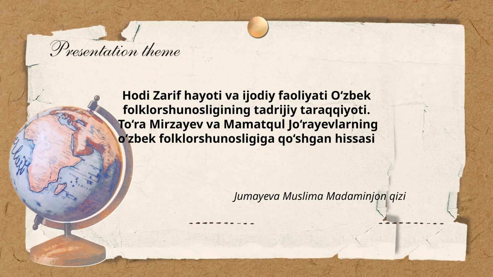 Jumayeva Muslima Madaminjon qizi 1