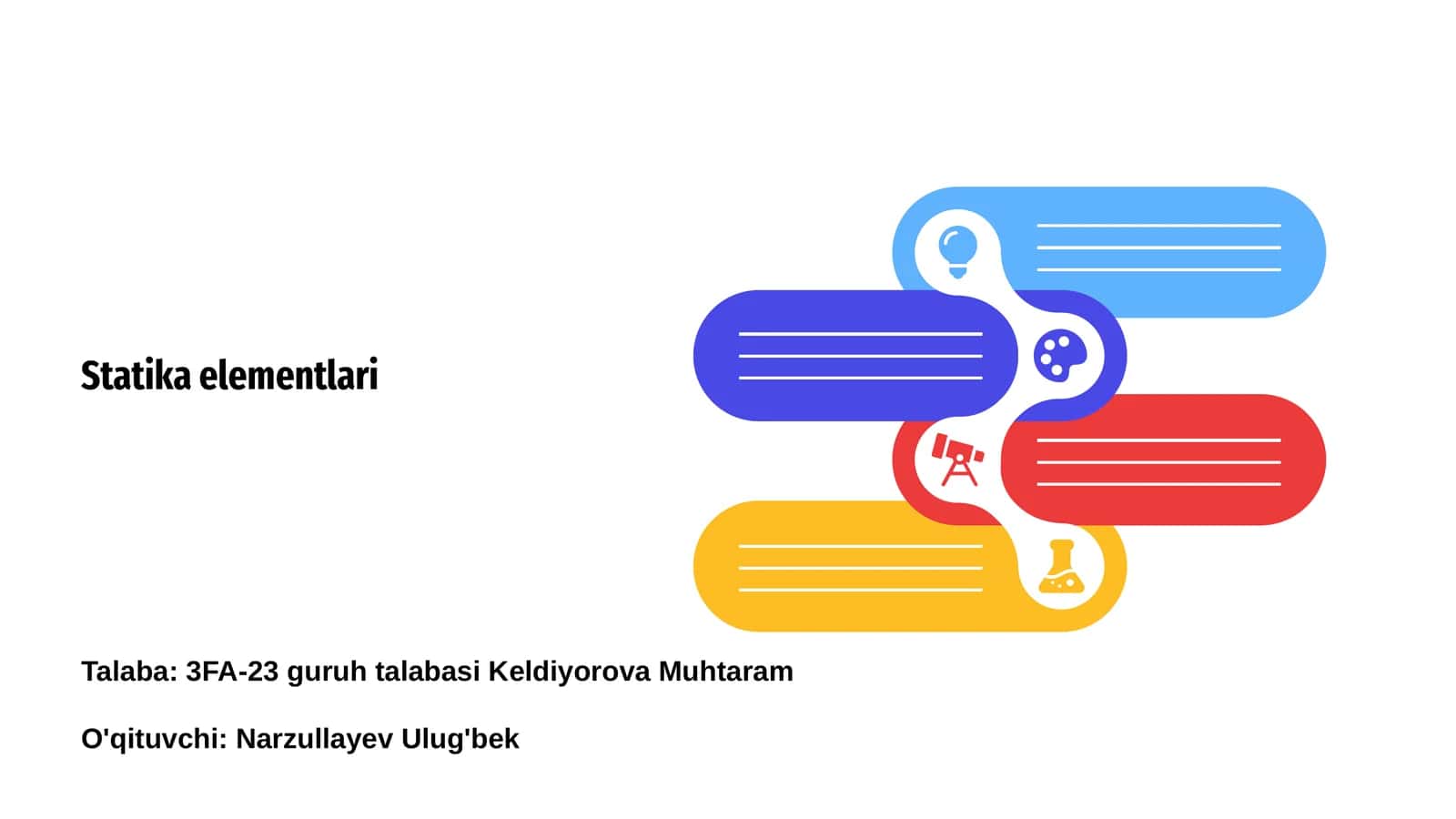 Statika elementlari 1