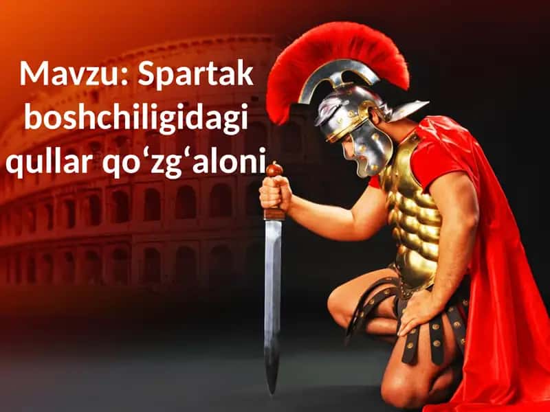 Spartak boshchiligidagi qullar qoʻzgʻaloni 1