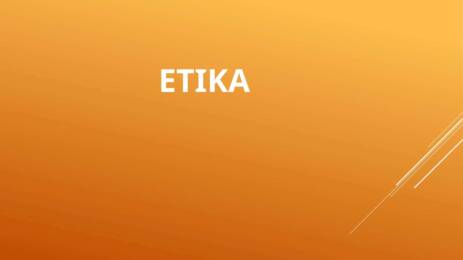 Etika 1