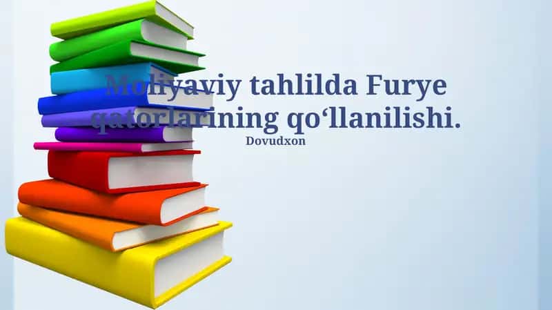 Fourier qatorlarini tahlil qilish 1