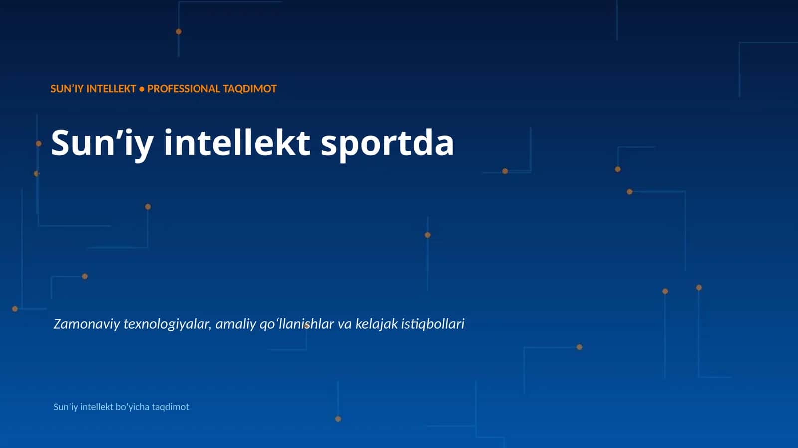 Sunʼiy intellekt sportda 1
