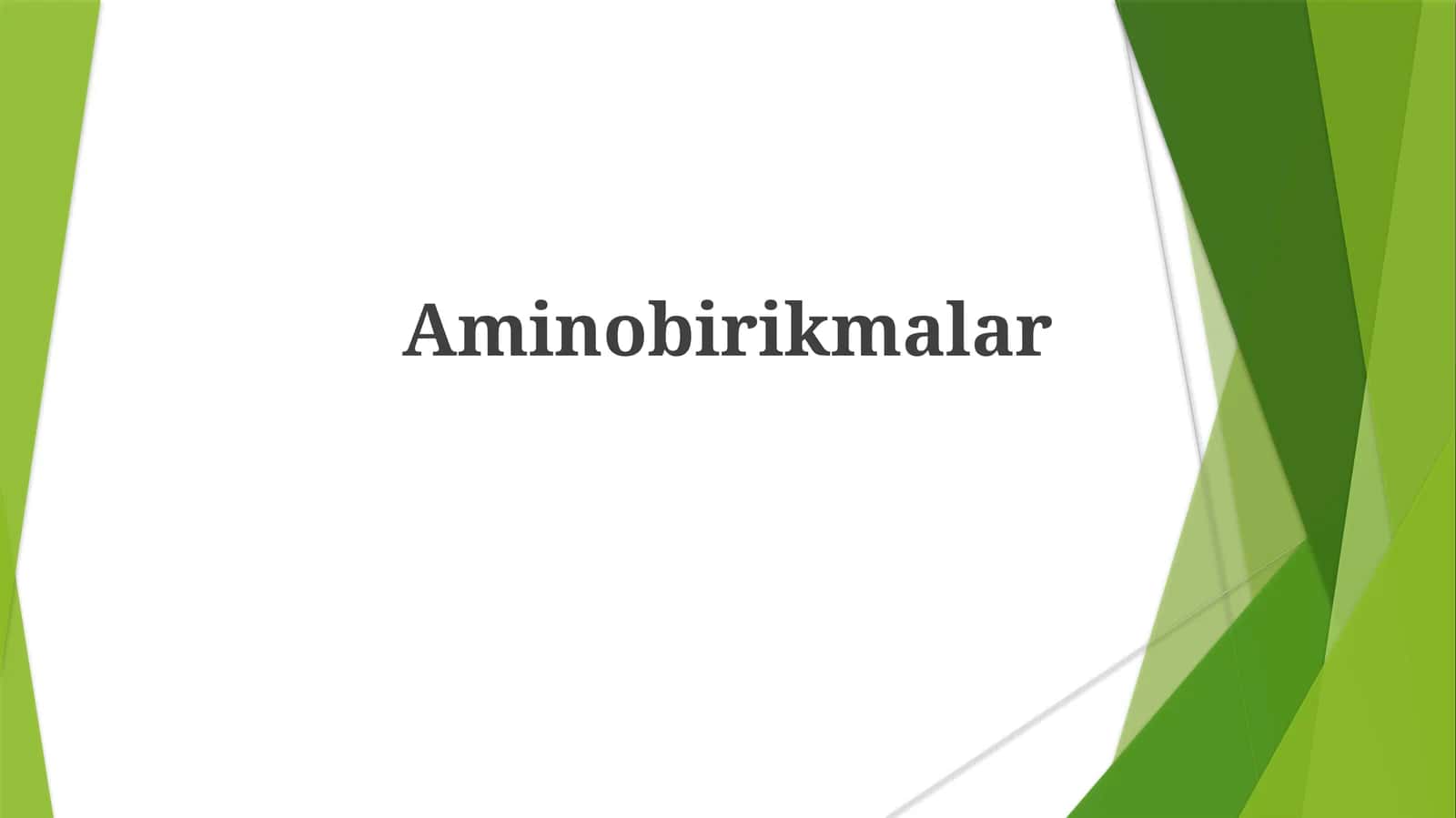 Aminobirikmalar 1