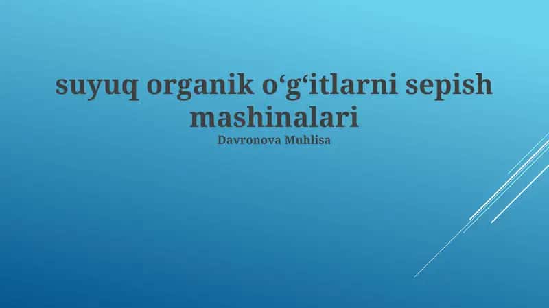 suyuq organik oʻgʻitlarni sepish mashinalari 1