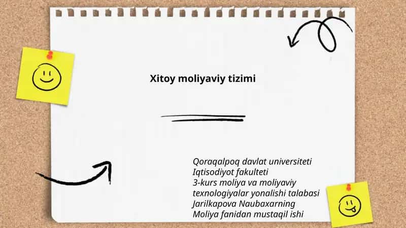 Xitoy moliyaviy tizimi 1