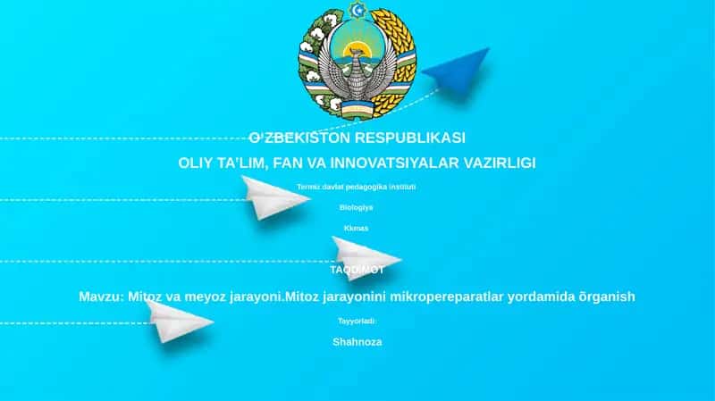Mitoz va meyoz jarayoni 1