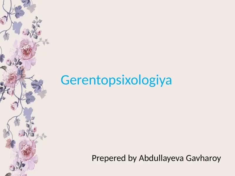 Gerontopsixologiya 1
