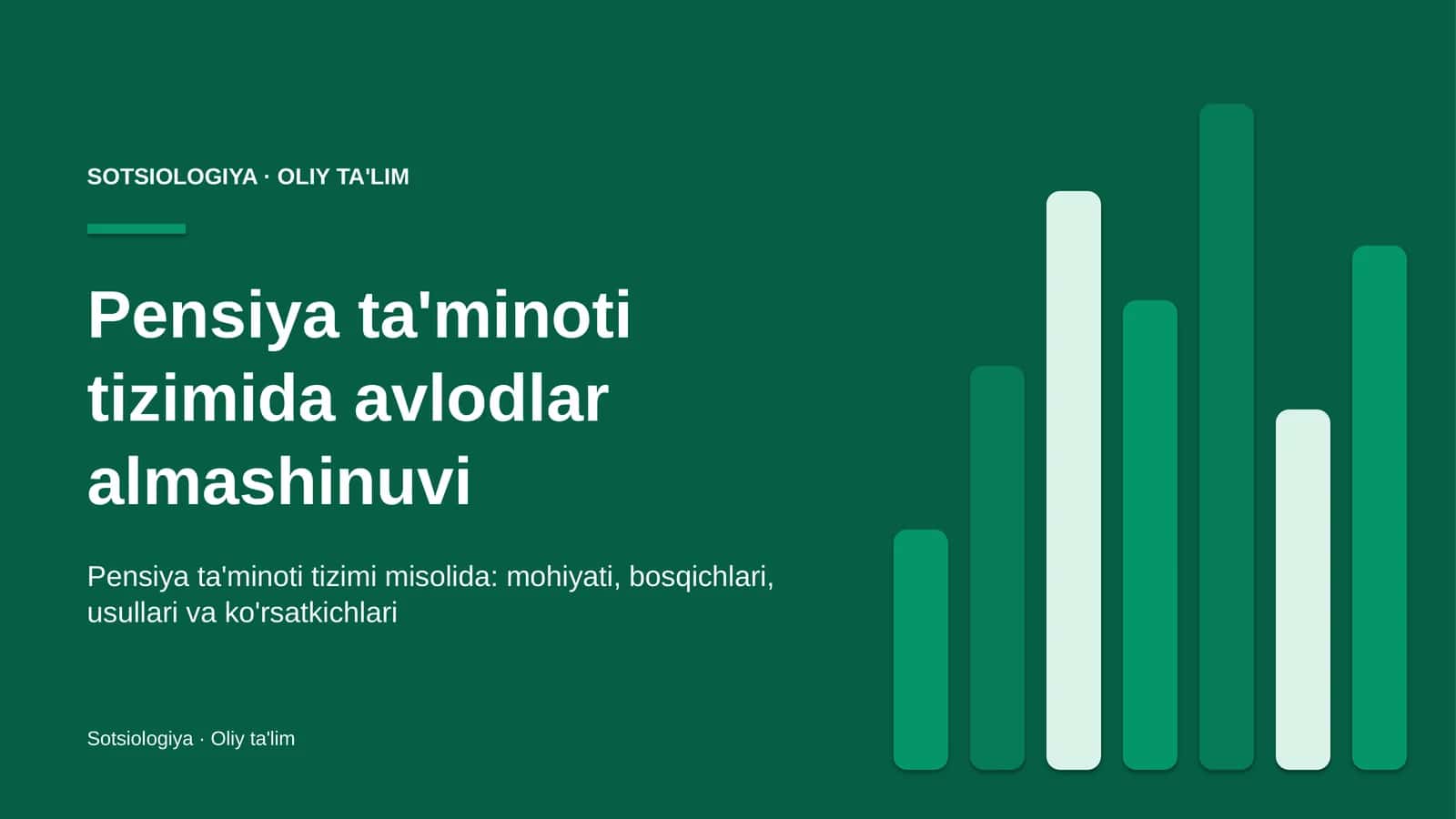 pensiya ta'minoti tizimida avlodlar almashinuvi 2755 1
