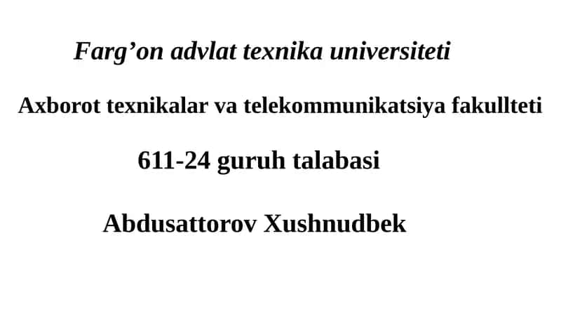 Bir jinsli chiziqli tenglamalar sistemasini fundamental yechimlar tizimi 1