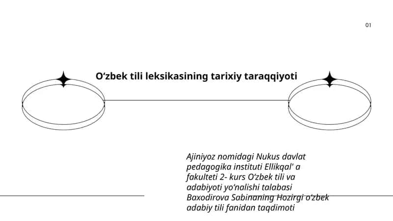 Oʻzbek tili leksikasining tarixiy taraqqiyoti 1
