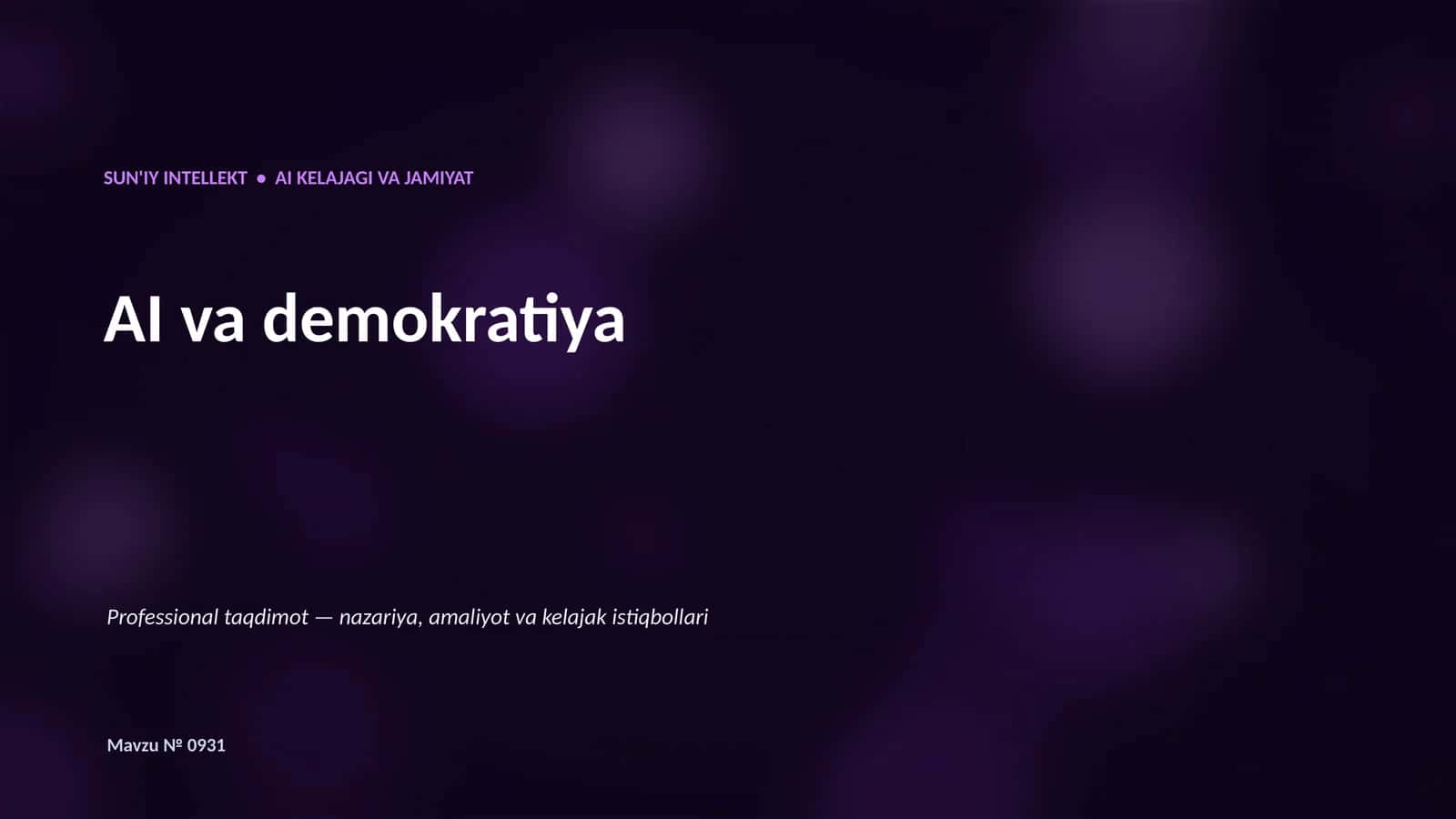 AI va demokratiya 1