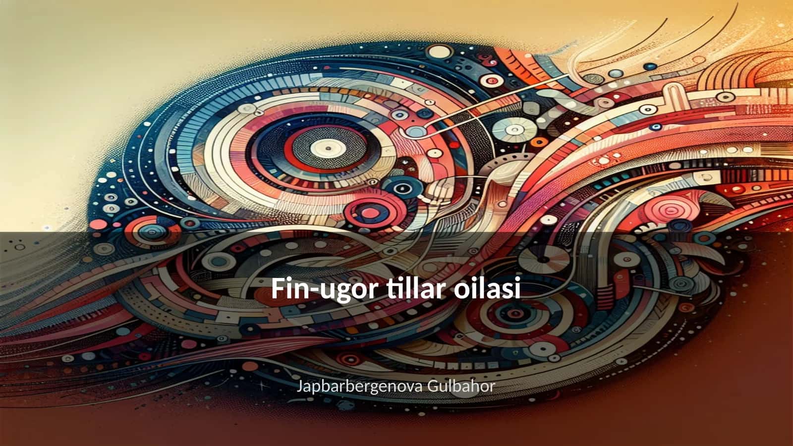 Fin-ugor tillar oilasi 1