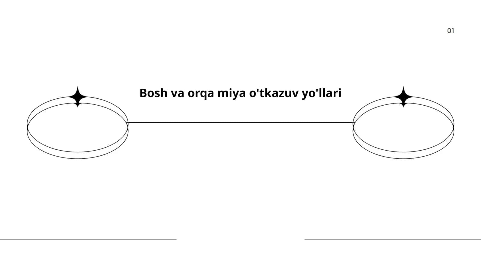 Bosh va orqa miya o'tkazuv yo'llari 1