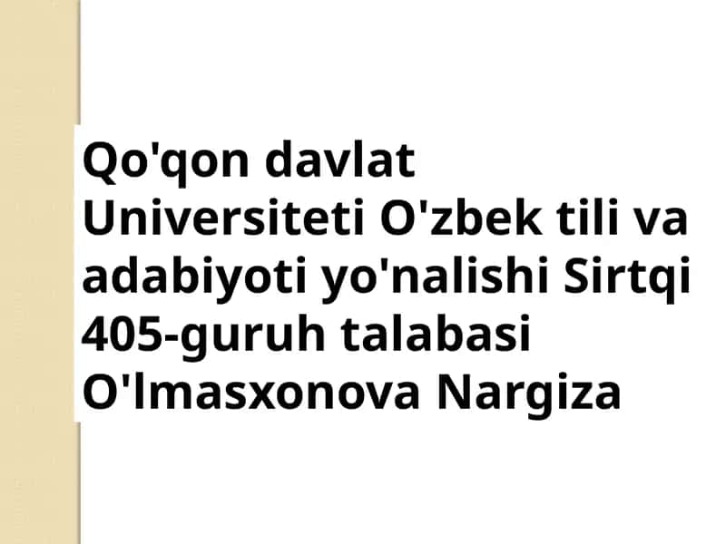 Ona tili darslarida interfaol metodlar 1