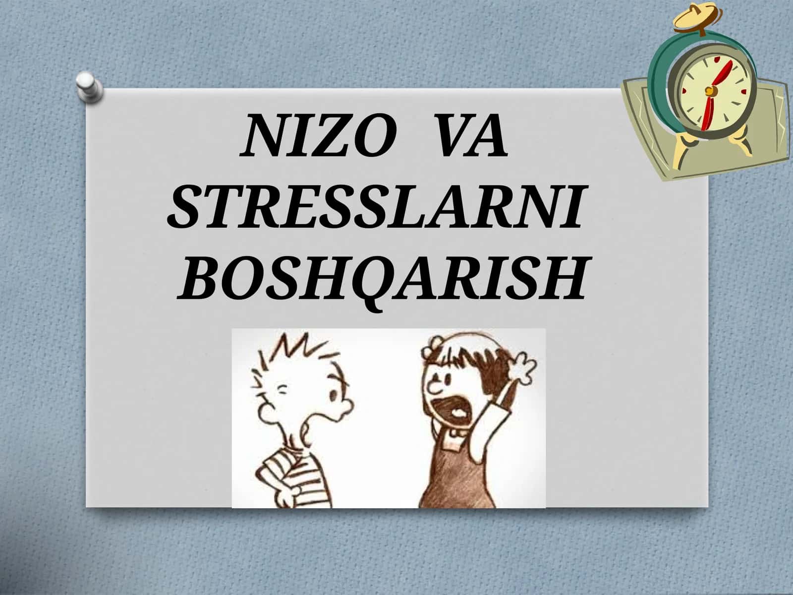 NIZO VA STRESSLARNI BOSHQARISH 1