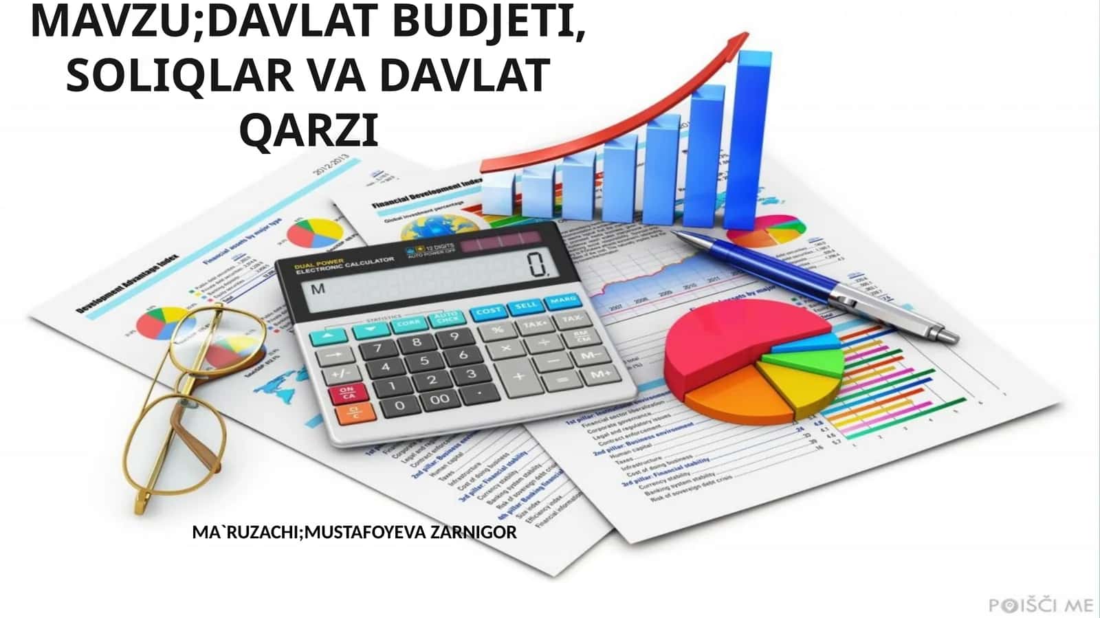 DAVLATBUDJETI, SOLIQLAR VA DAVLAT QARZI 1