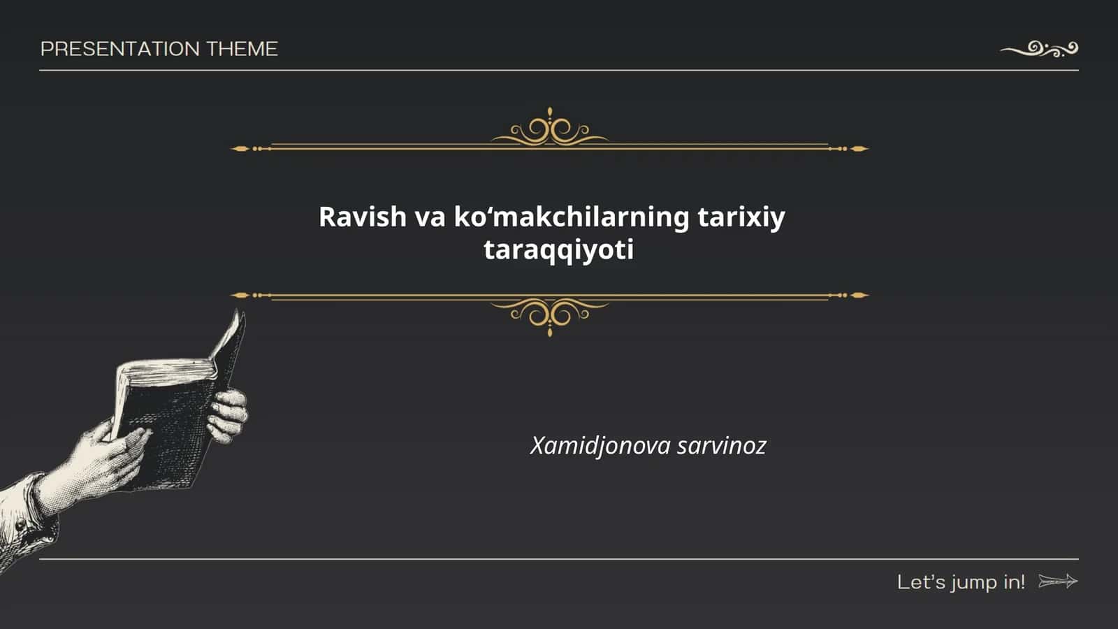Ravish va ko‘makchilarning tarixiy taraqqiyoti 1