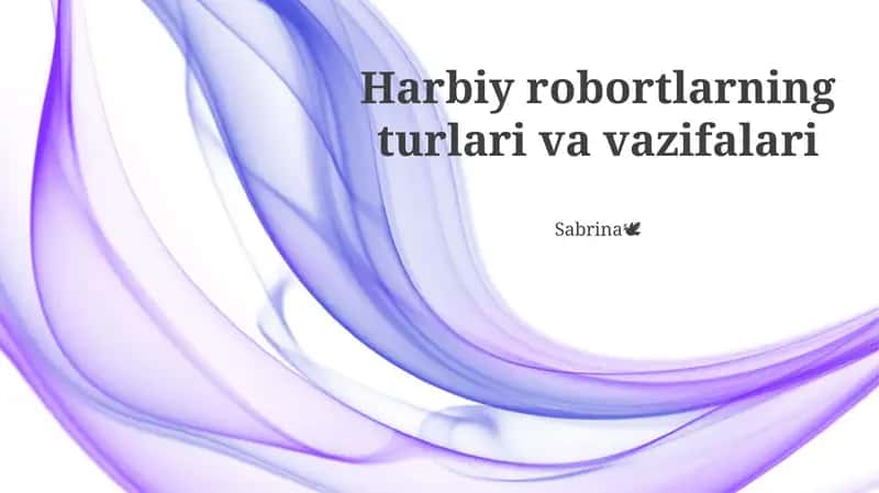Tibbiy robotlar 1