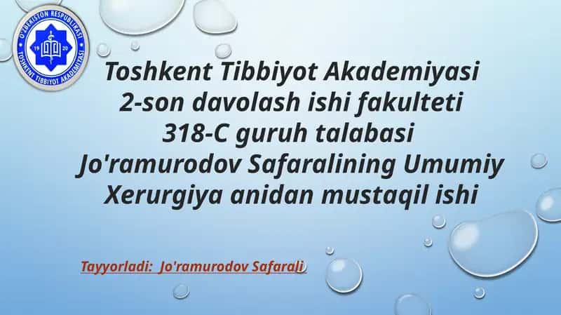 Kontakt infeksiyani oldini olish usullari 1